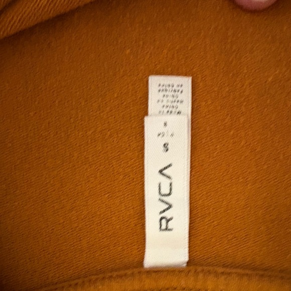 Women’s RVCA Orange and Gray Crop Top - Picture 2 of 2